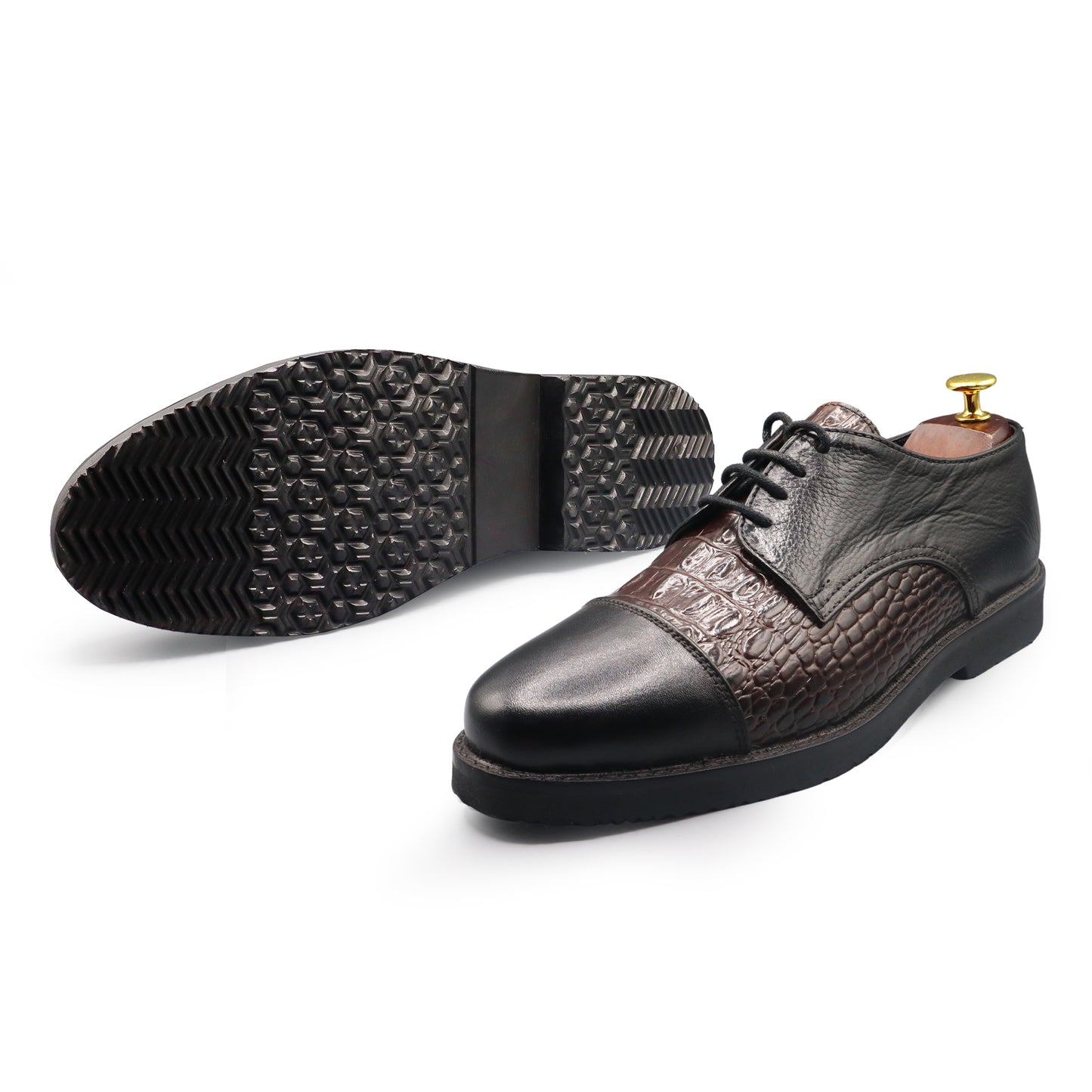 Velox- Black & Brown Derby