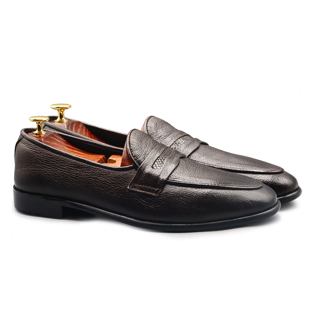 Brent - Brown Penny loafers