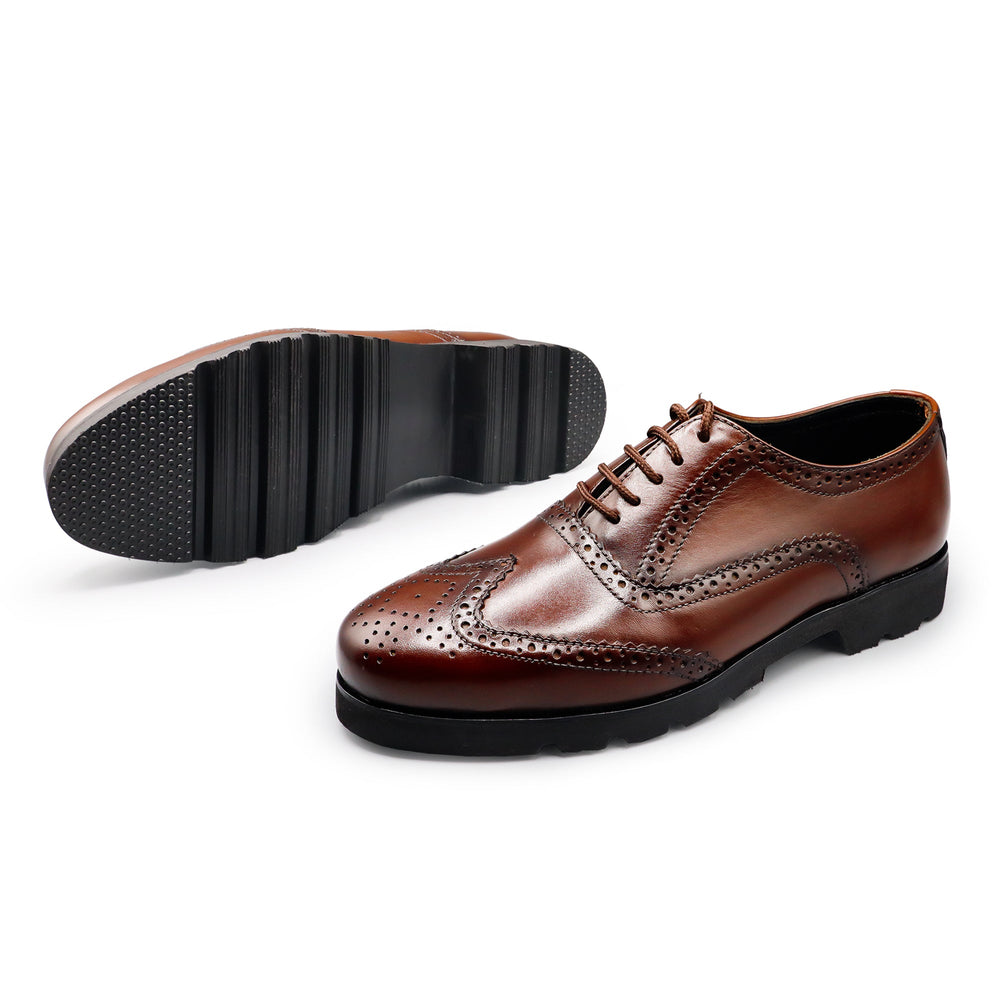 Bronz - Brogue Wingtip Derby Savile Raw