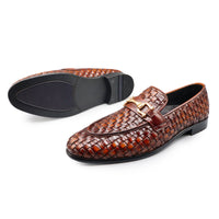 Avro - Brown Penny loafers Savile Raw