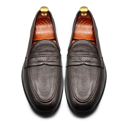 Brent - Brown Penny loafers