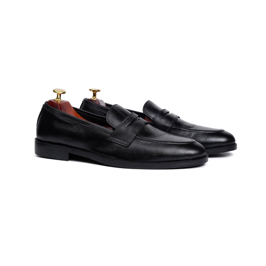 Aura - Black Penny Loafers