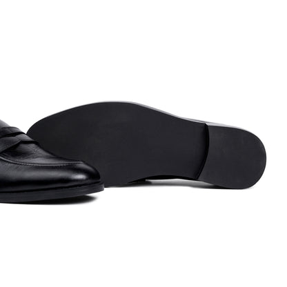 Aura - Black Penny Loafers