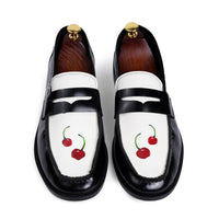 Cherry - Penny loafers Savile Raw