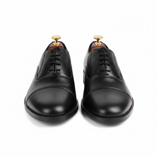 Fexo- Black Captip Oxford