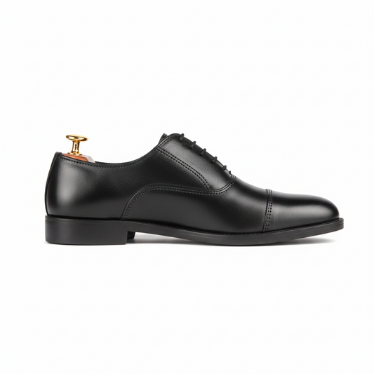 Fexo- Black Captip Oxford