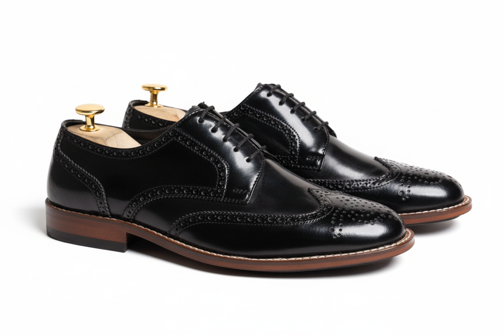 Bogate- Brogue Wingtip Derby Savile Raw