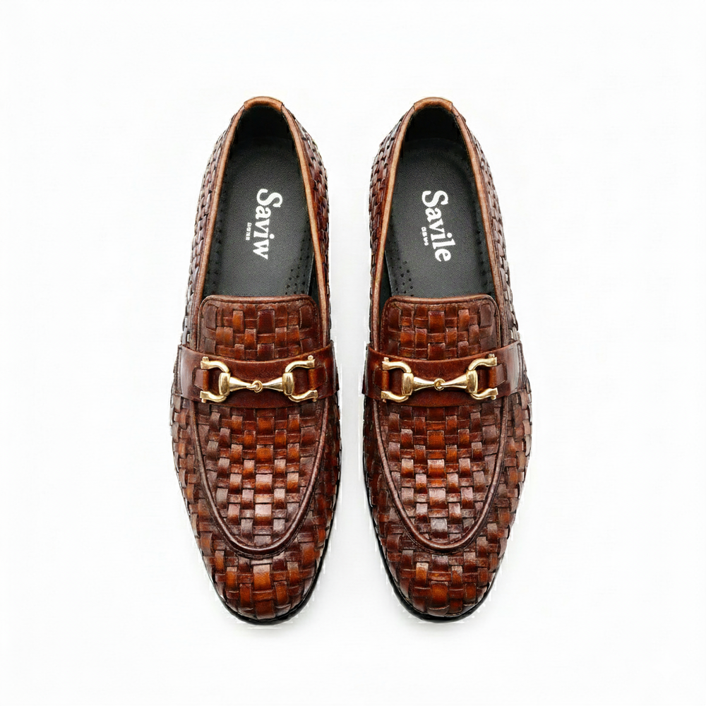 Avro - Brown Penny loafers Savile Raw