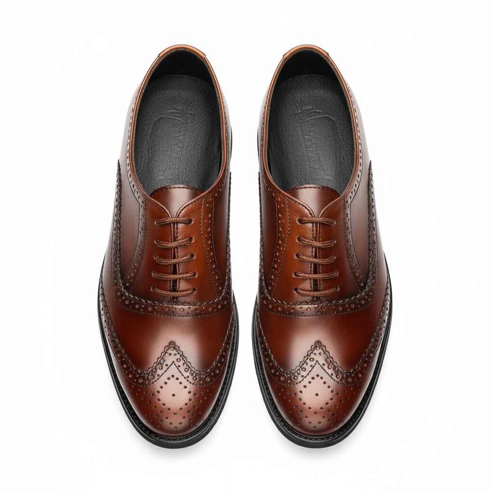 Bronz - Brogue Wingtip Derby Savile Raw
