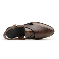 Zaok - Textured Peshawri Chappal Savile Raw