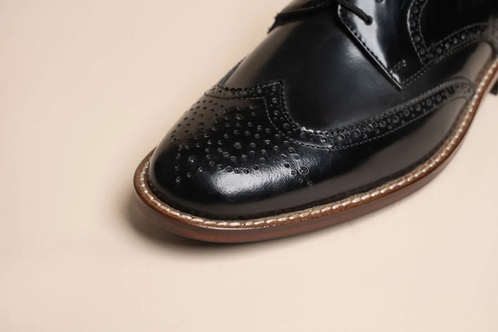 Bogate- Brogue Wingtip Derby Savile Raw