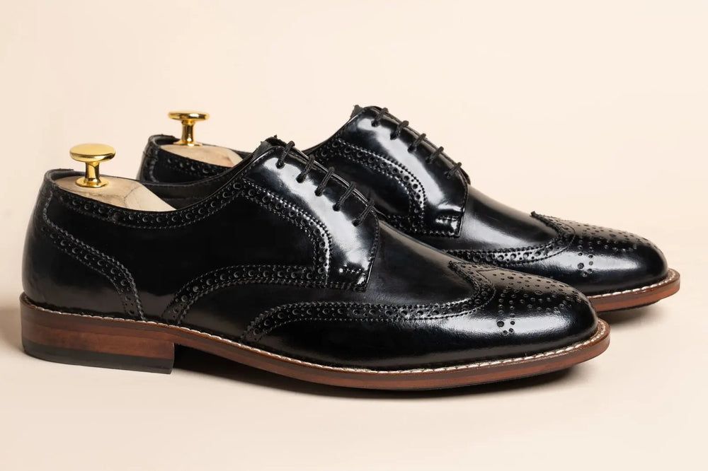 Bogate- Brogue Wingtip Derby Savile Raw