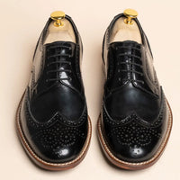 Bogate- Brogue Wingtip Derby Savile Raw