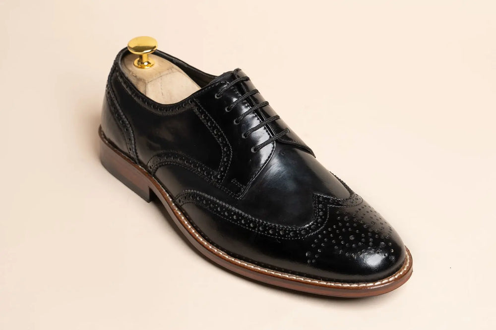 Bogate- Brogue Wingtip Derby Savile Raw