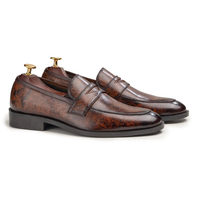 Signature - Patina Penny Loafers Savile Raw