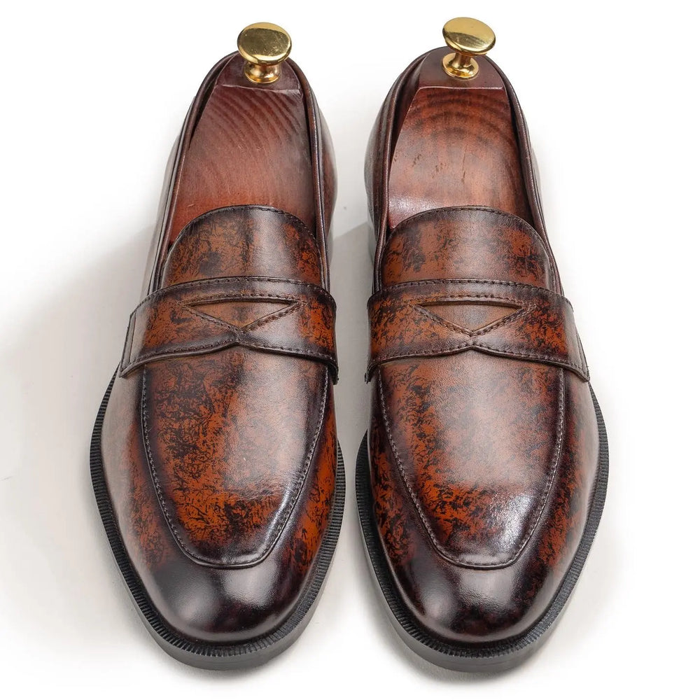 Signature - Patina Penny Loafers Savile Raw