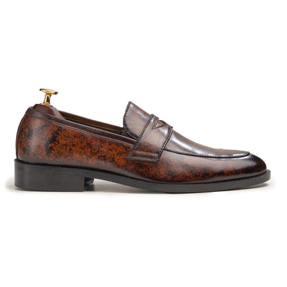 Savile - Signature Patina Finish Loafers