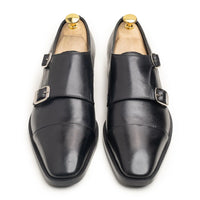 Dijon - Double Monk Shoes Savile Raw