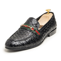 Black knitted loafers My Store