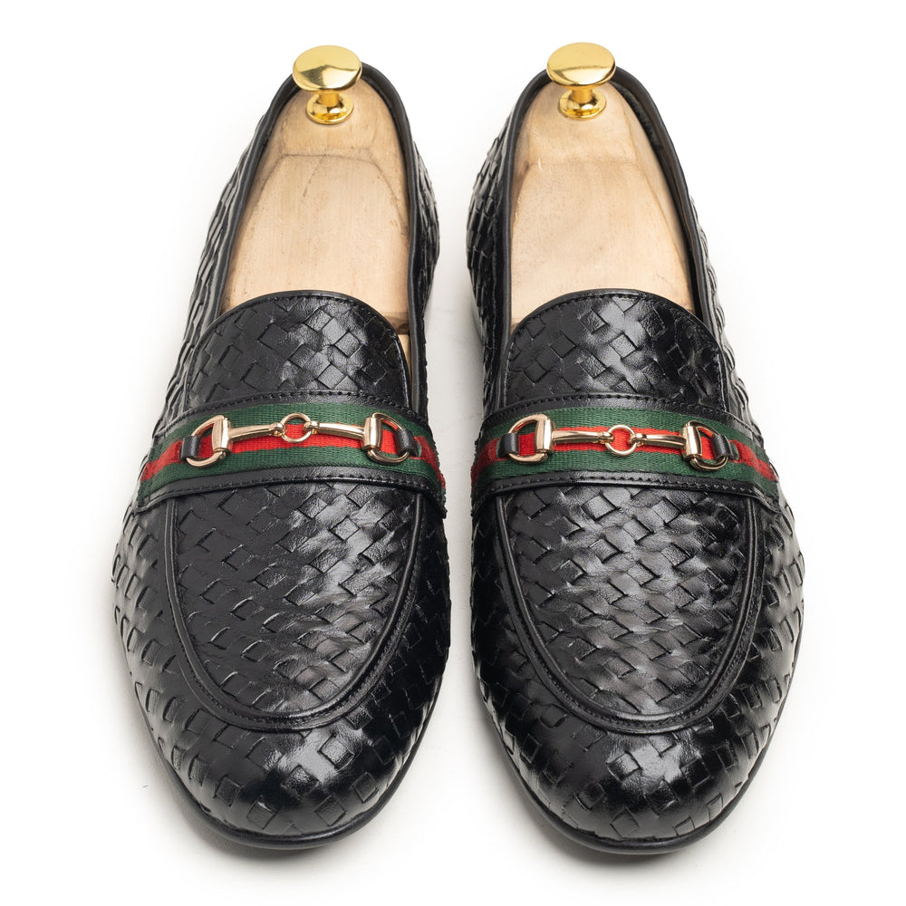 Black knitted loafers My Store