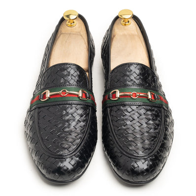 Black knitted loafers My Store