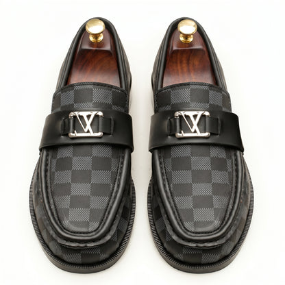 LV - CHECK LOAFERS