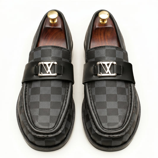 LV - CHECK LOAFERS
