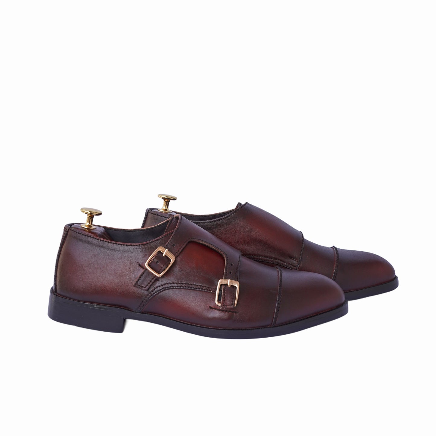 Grada - Brown Double Monkstrap