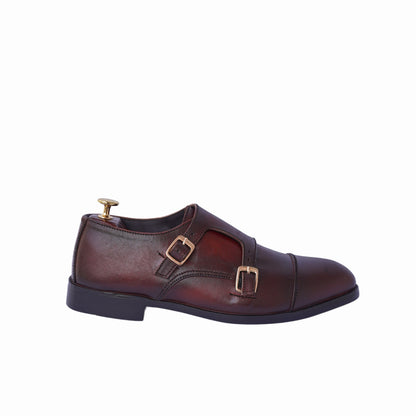 Grada - Brown Double Monkstrap