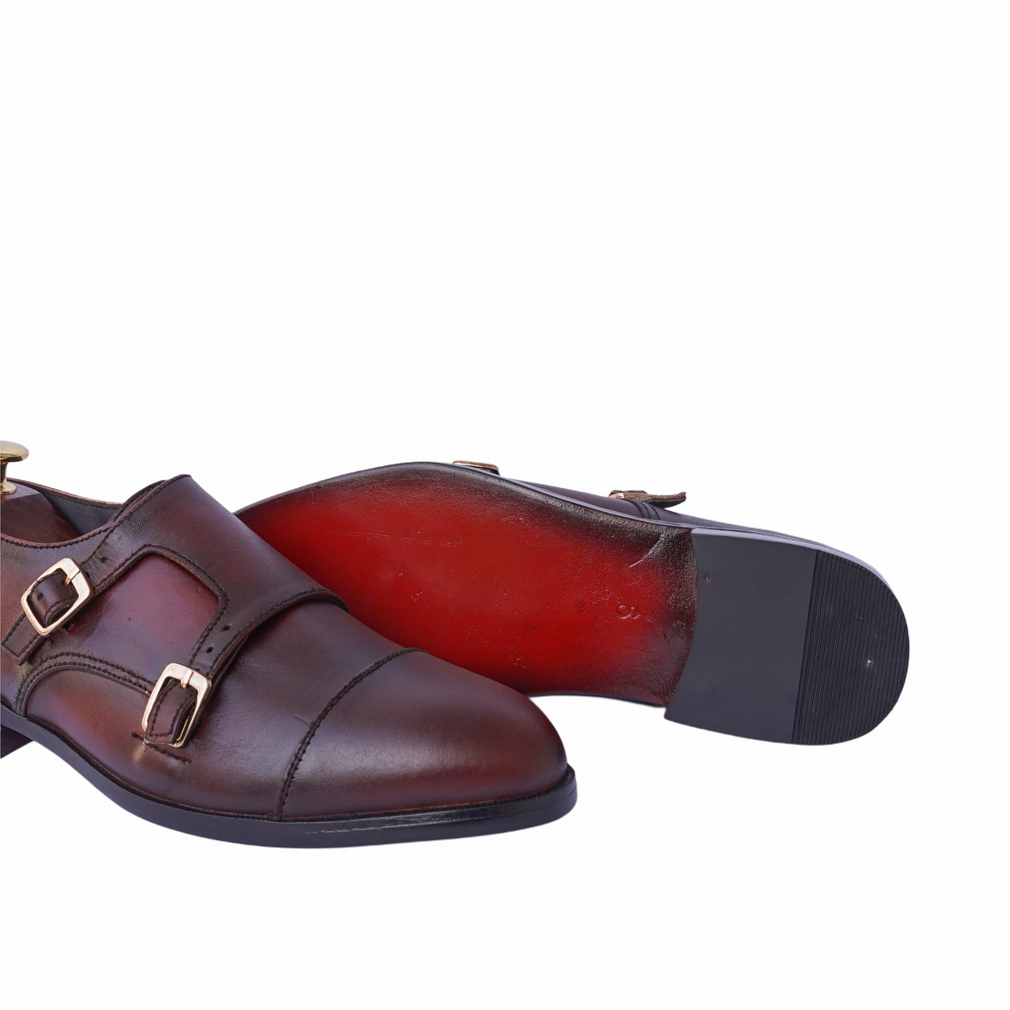 Grada - Brown Double Monkstrap
