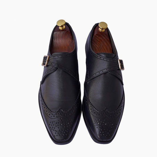 Tavistock - Black Single Monkstrap