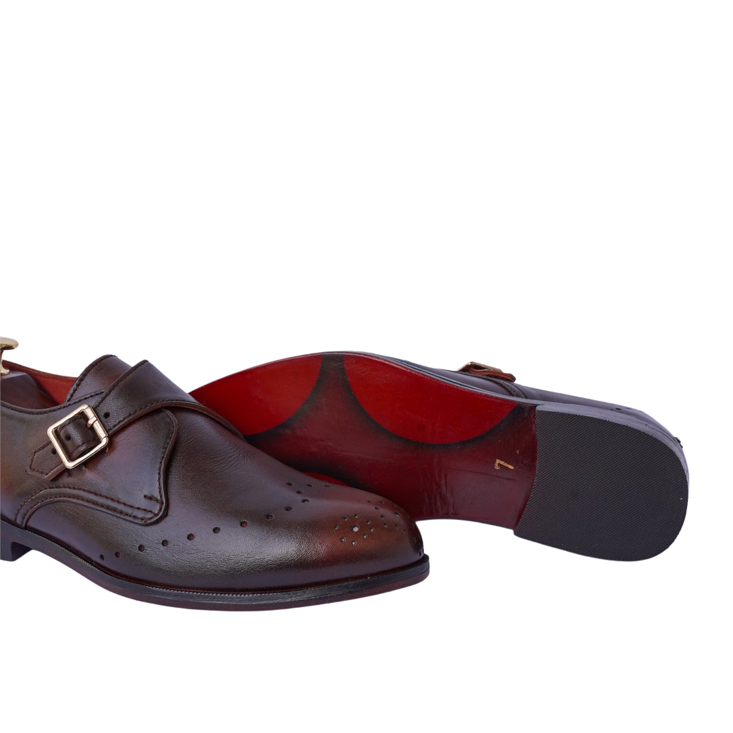 Brecon - Black Single Monkstrap